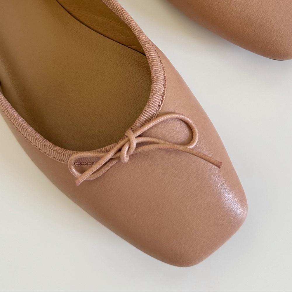 NWT Madewell The Anelise Ballet Flat, Warm Sand - Picture 4 of 12